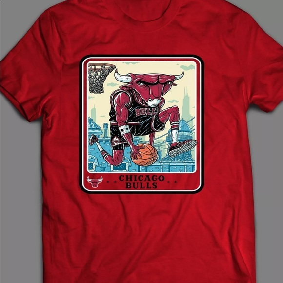 Chicago B-BALL Sick Custom Quality RARE ART S-3XL - Picture 1 of 2